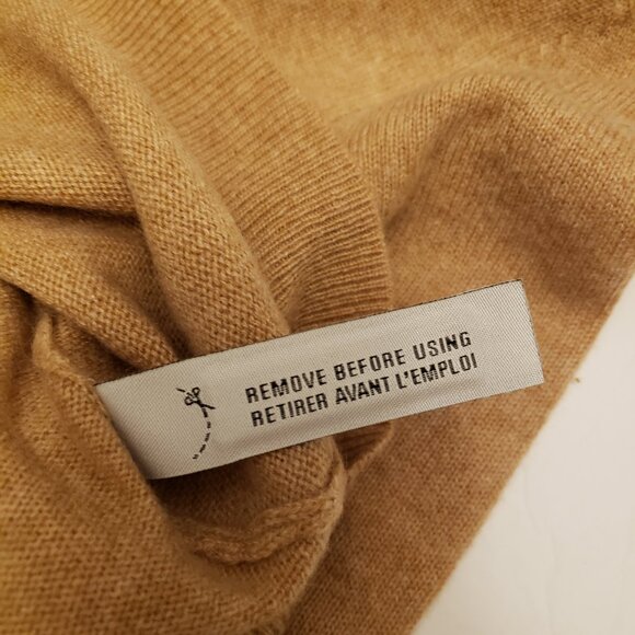 Lord & Taylor Cashmere Argyle V-Neck Long Sleeve Pullover Sweater - Picture 11 of 11